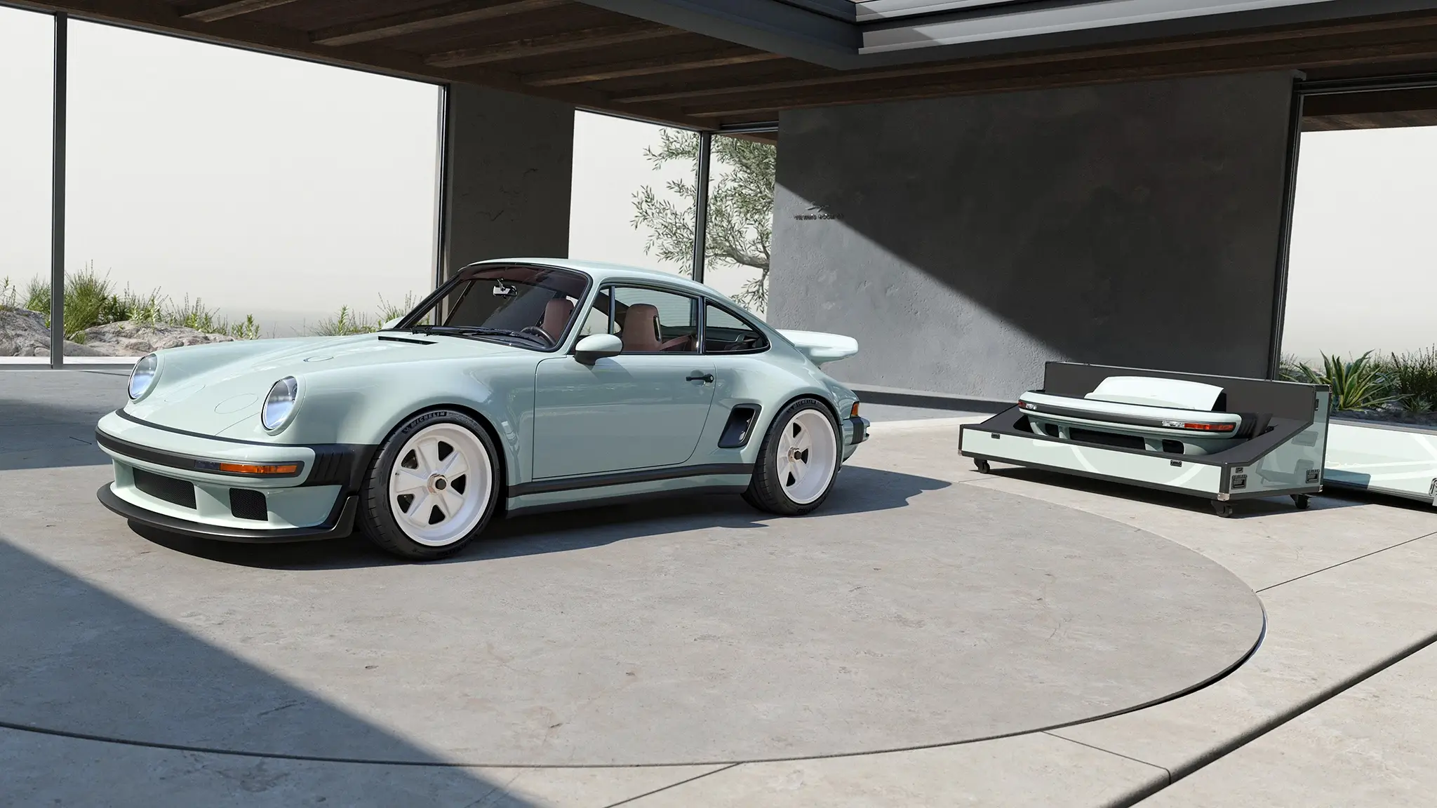 Porsche 911 Carrera Coupe Reimagined by Singer - sem apêndices aerodinâmicos adicionais