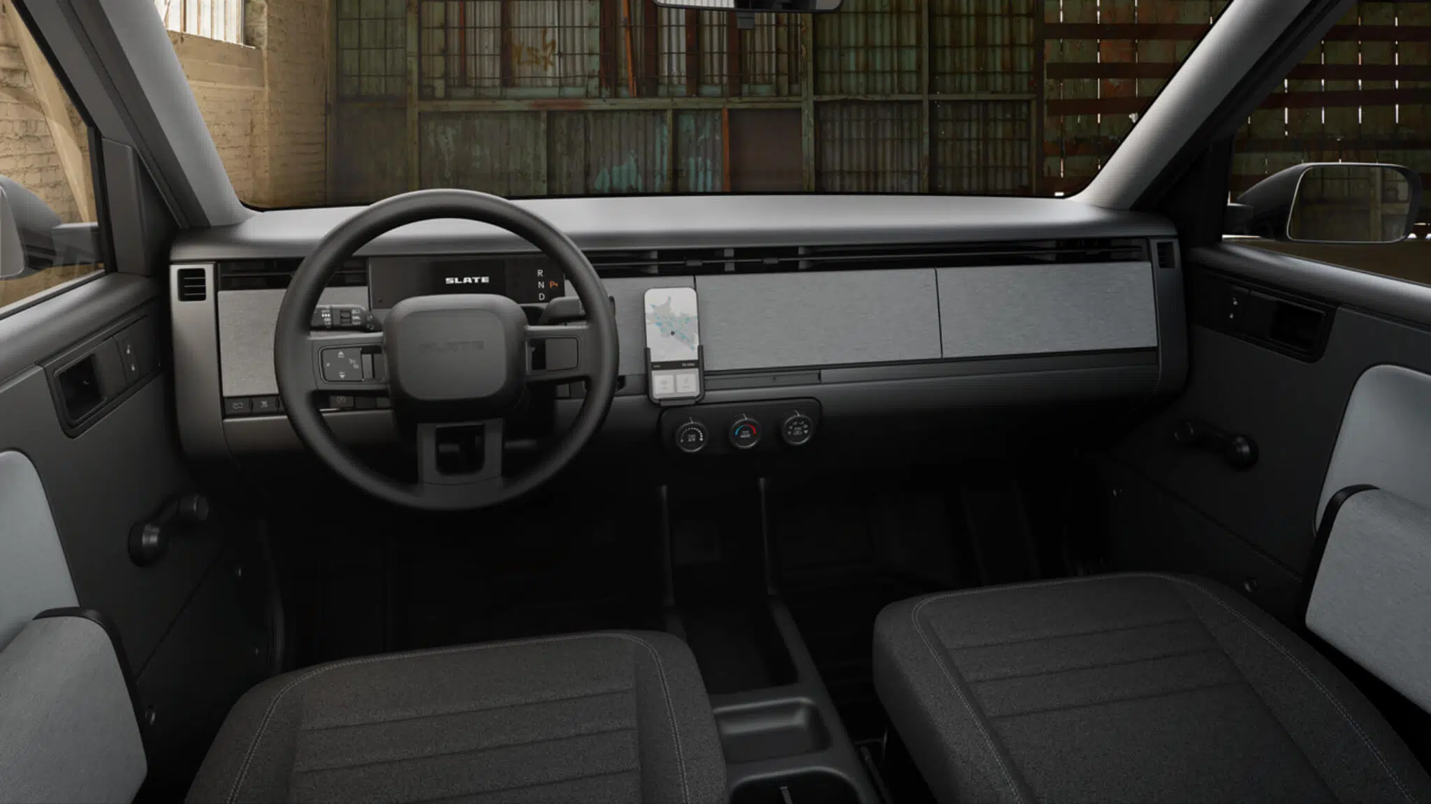 Slate Truck interior