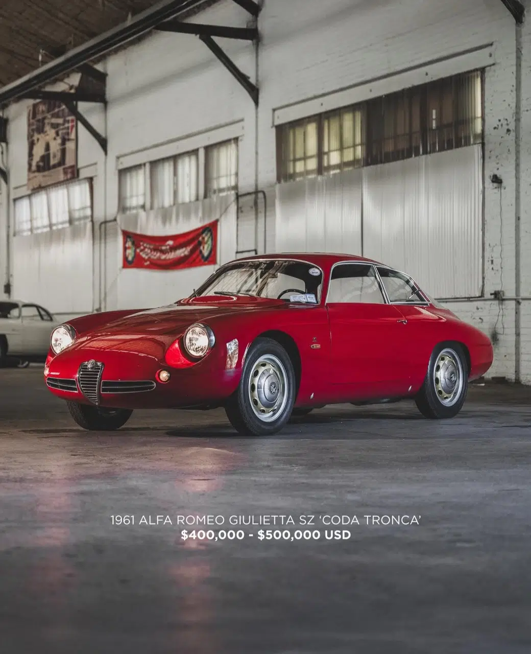 1961 Alfa Romeo Giulietta SZ ‘Coda Tronca’