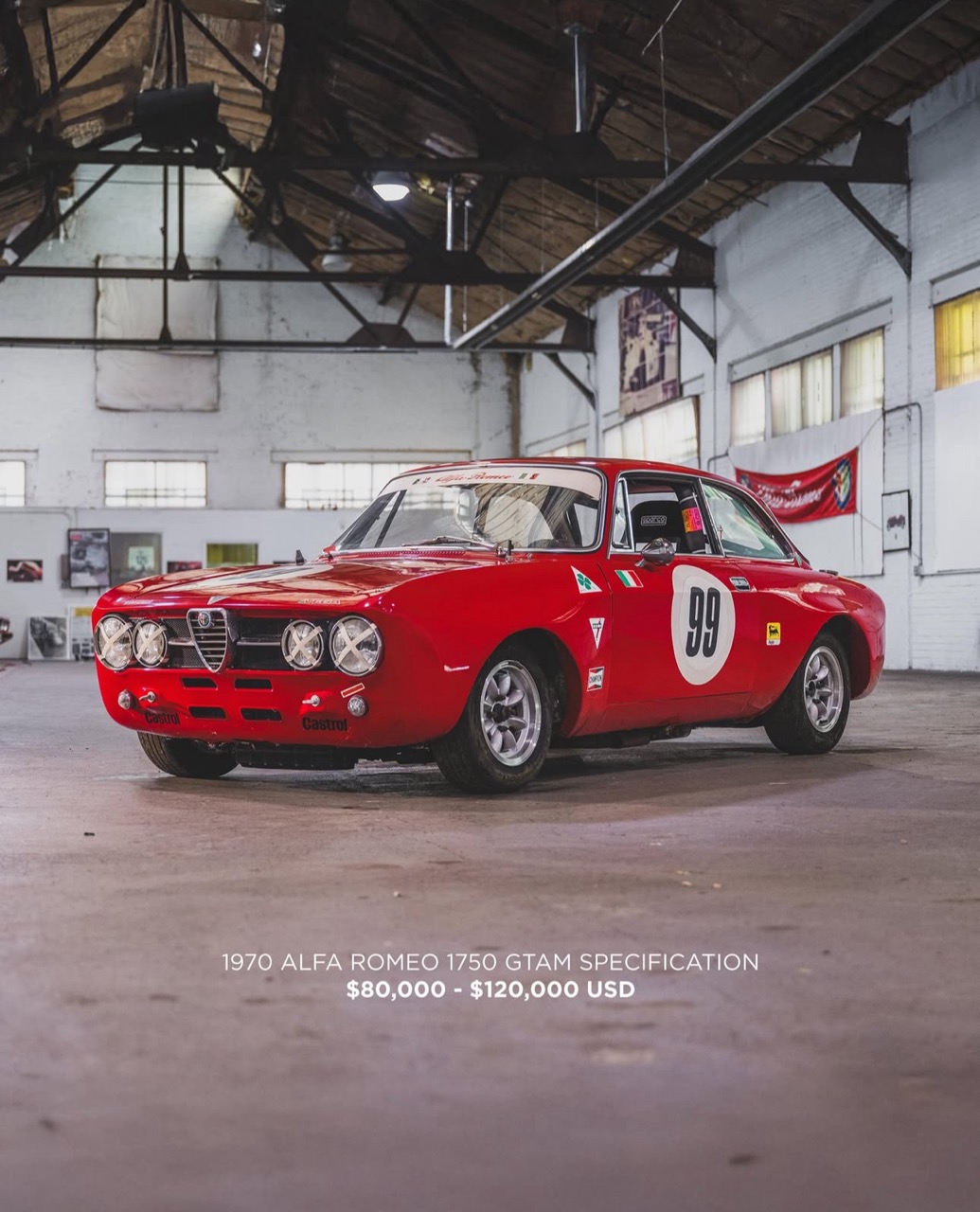 1970 Alfa Romeo 1750 GTAm Specification