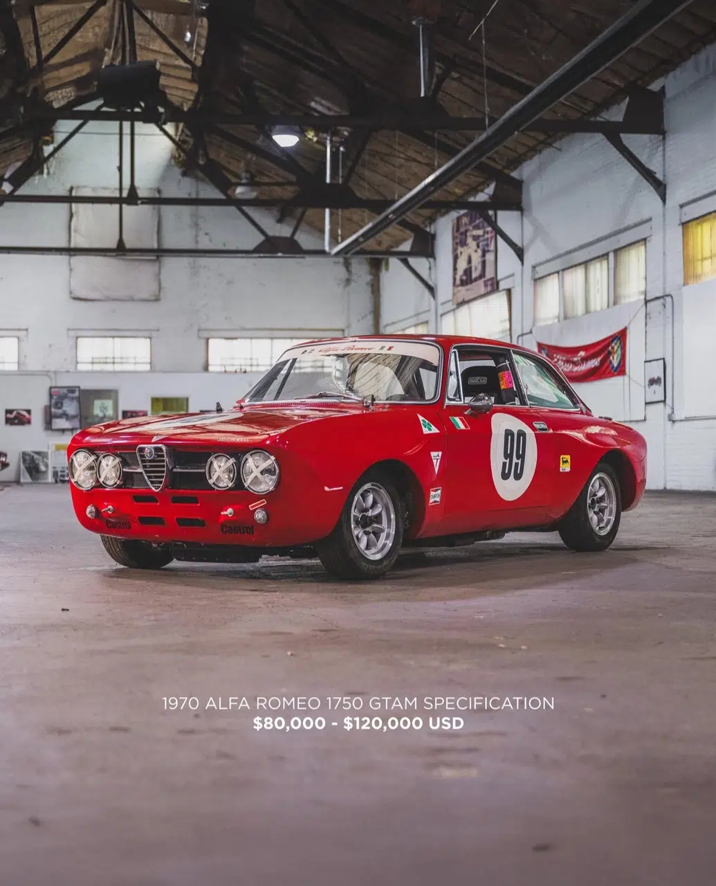 1970 Alfa Romeo 1750 GTAm Specification