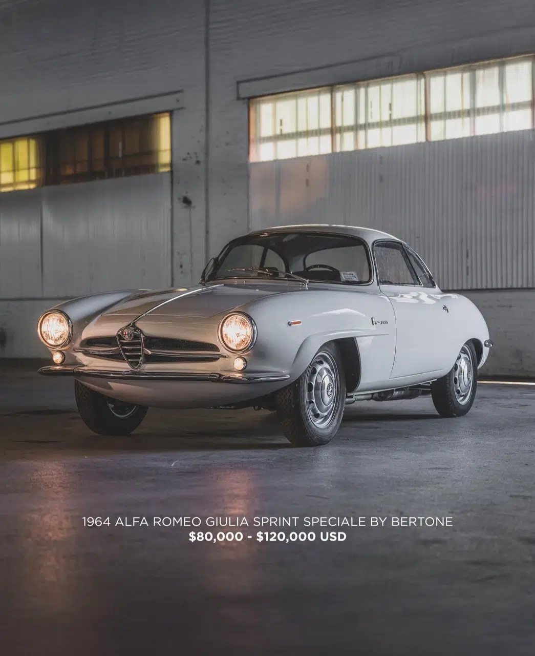 1964 Alfa Romeo Giulia Sprint Speciale by Bertone