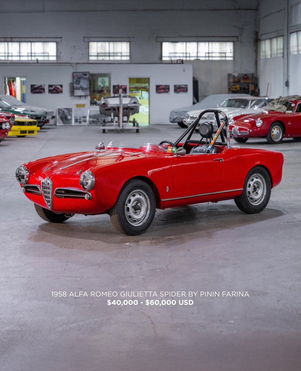 1958 Alfa Romeo Giulietta Spider by Pinin Farina