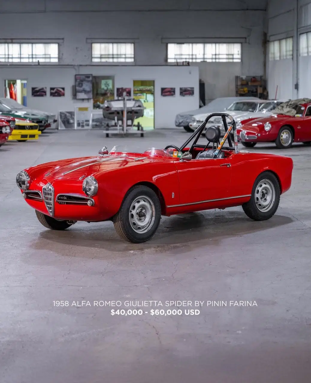 1958 Alfa Romeo Giulietta Spider by Pinin Farina
