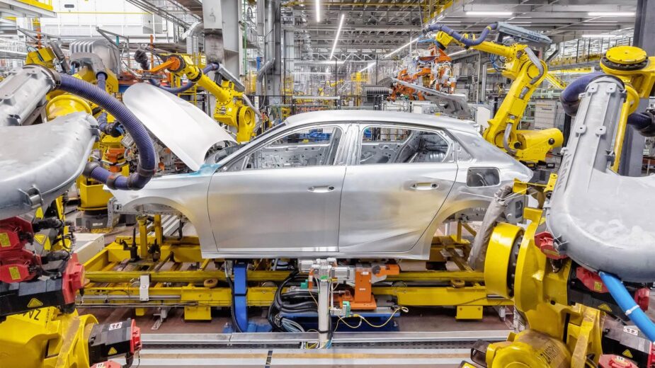 linha de produção opel astra