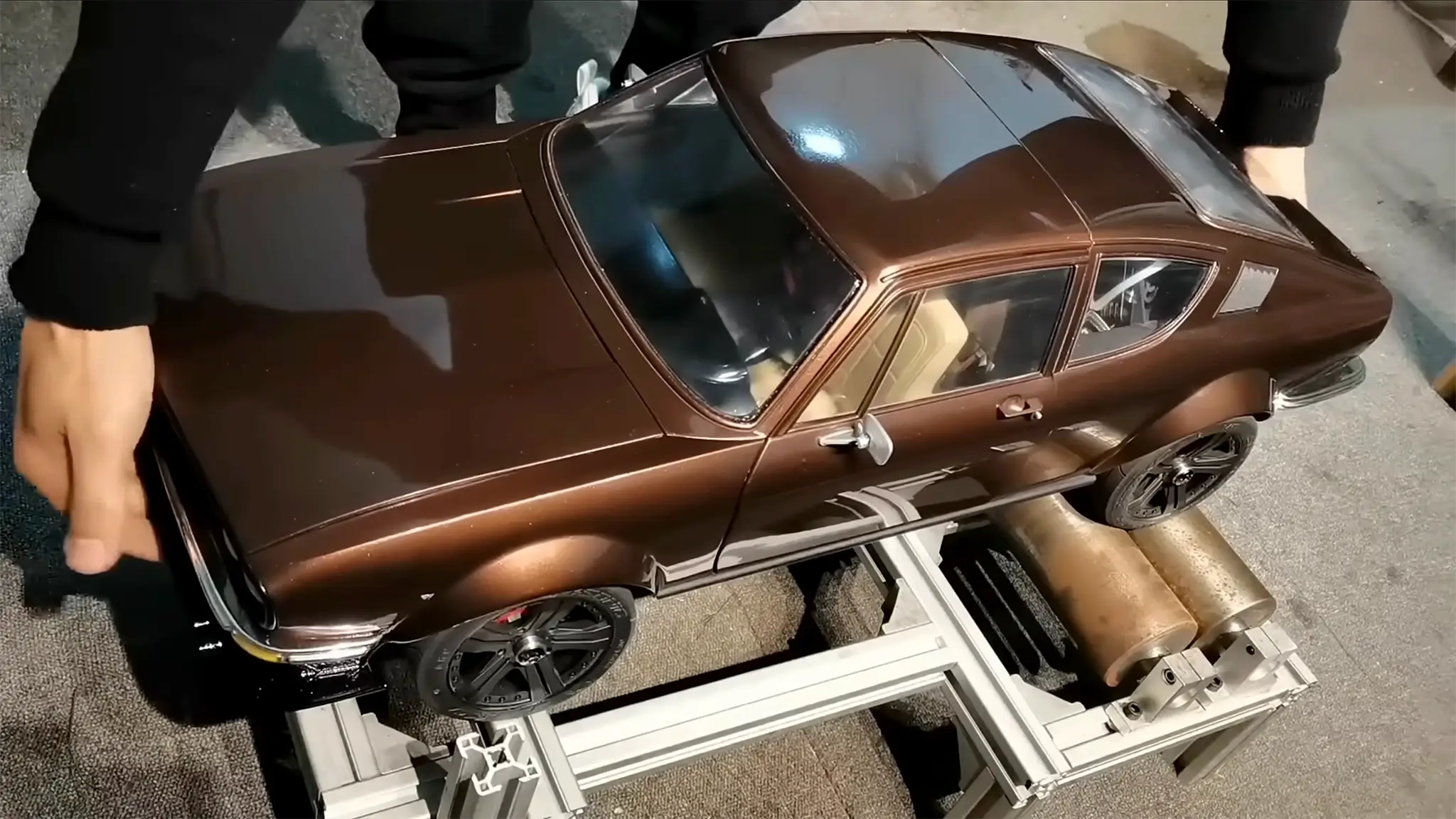 Audi 100 Coupé S - Chuan Qi Engine - banco de ensaio