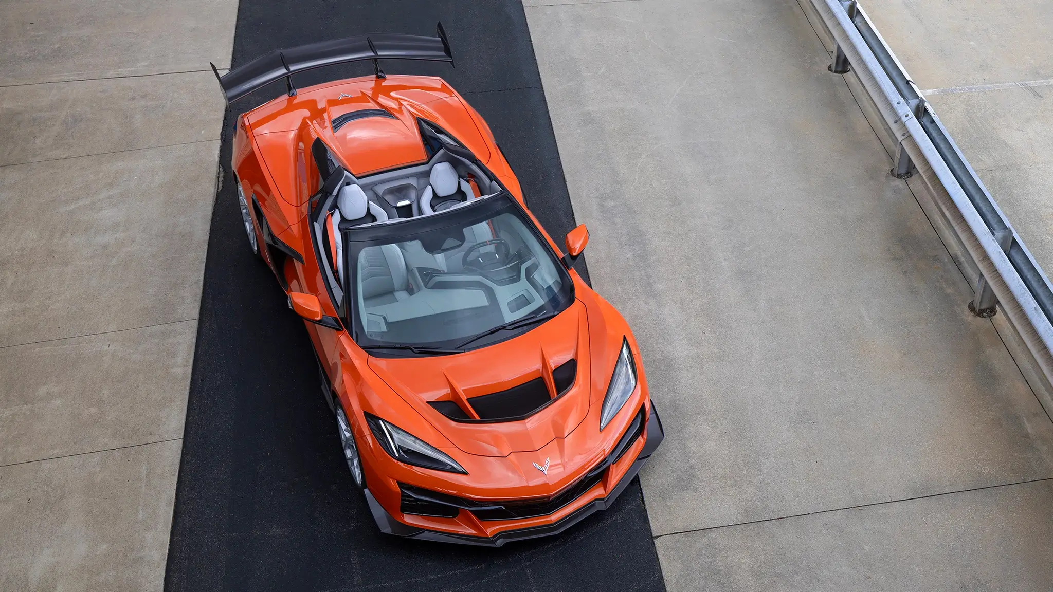 Chevrolet Corvette ZR1X - vista superior