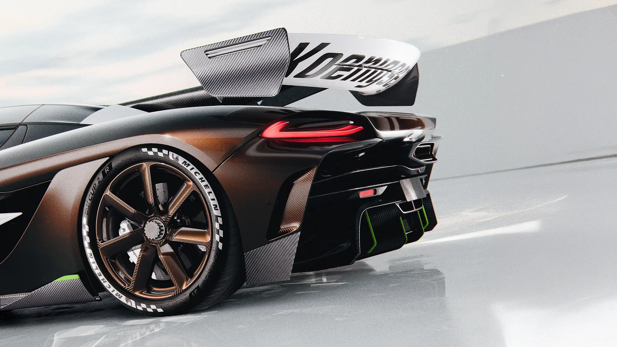 Koenigsegg Jesko Sadair's Spear - detalhe da traseira