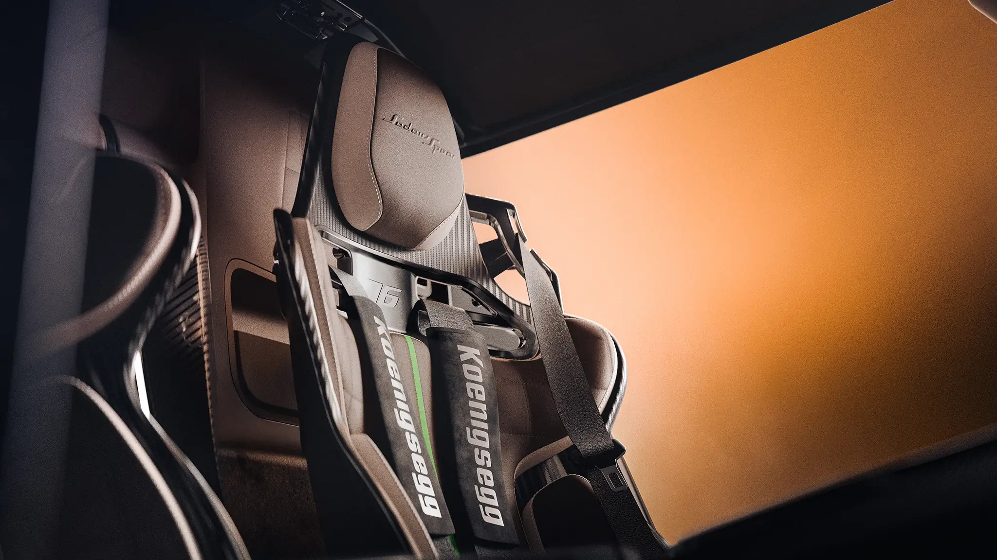 Koenigsegg Jesko Sadair's Spear - assentos