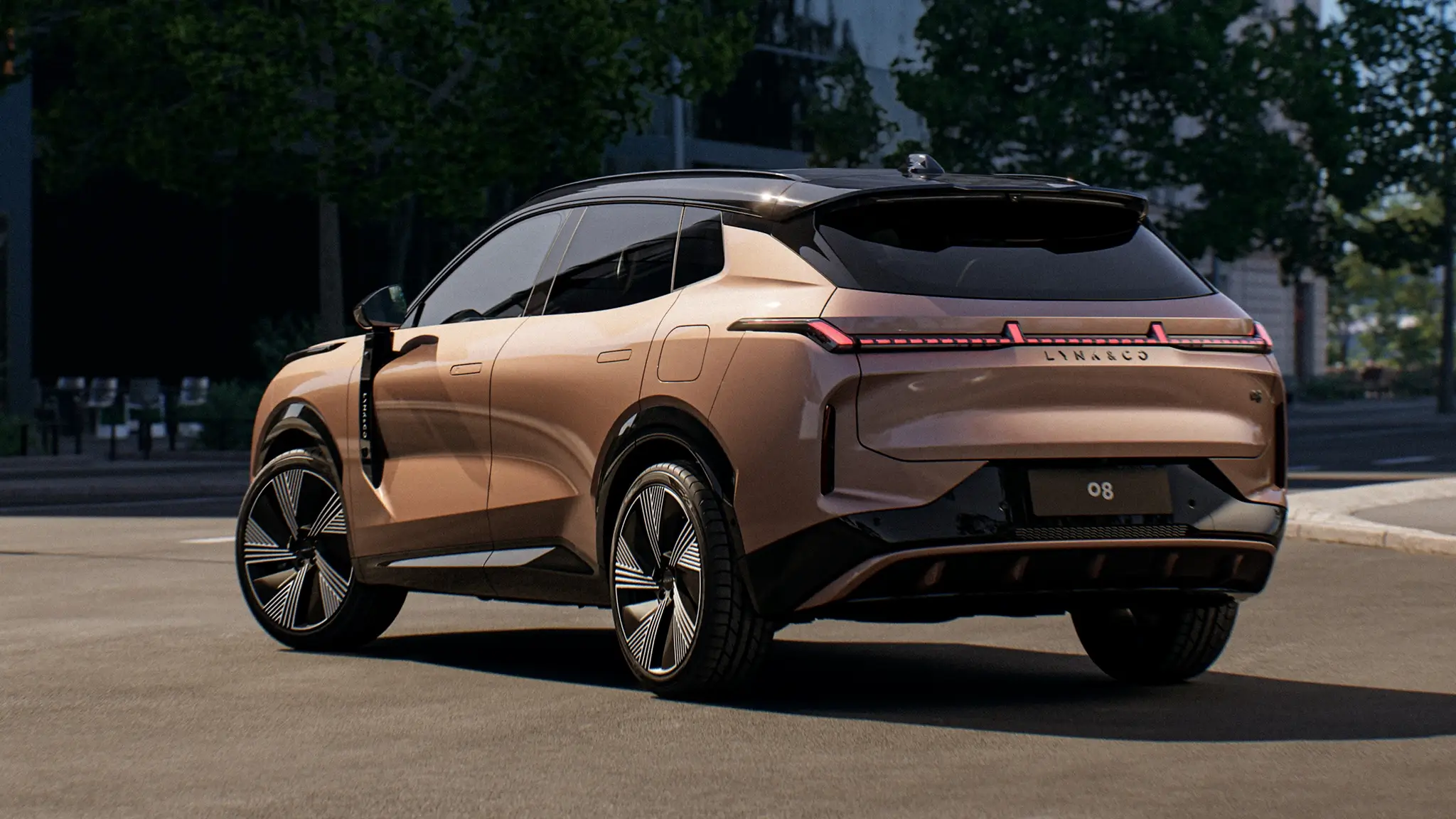LYNK & CO 08 - 3/4 de traseira