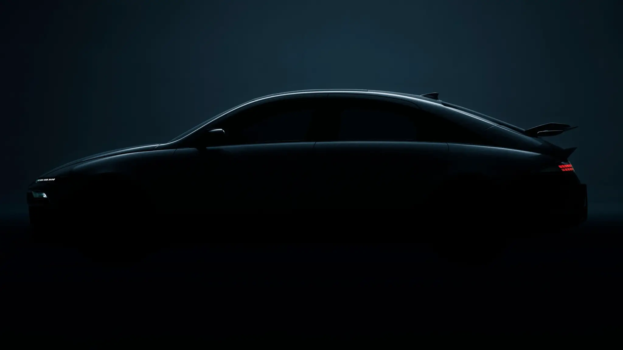 Hyundai IONIQ 6 N de perfil