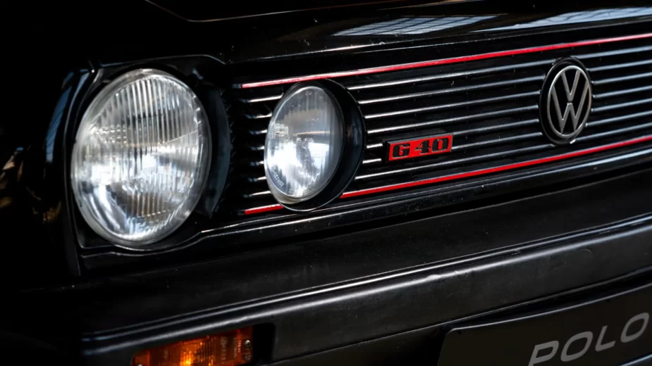 detalhe frente do Volkswagen polo G40