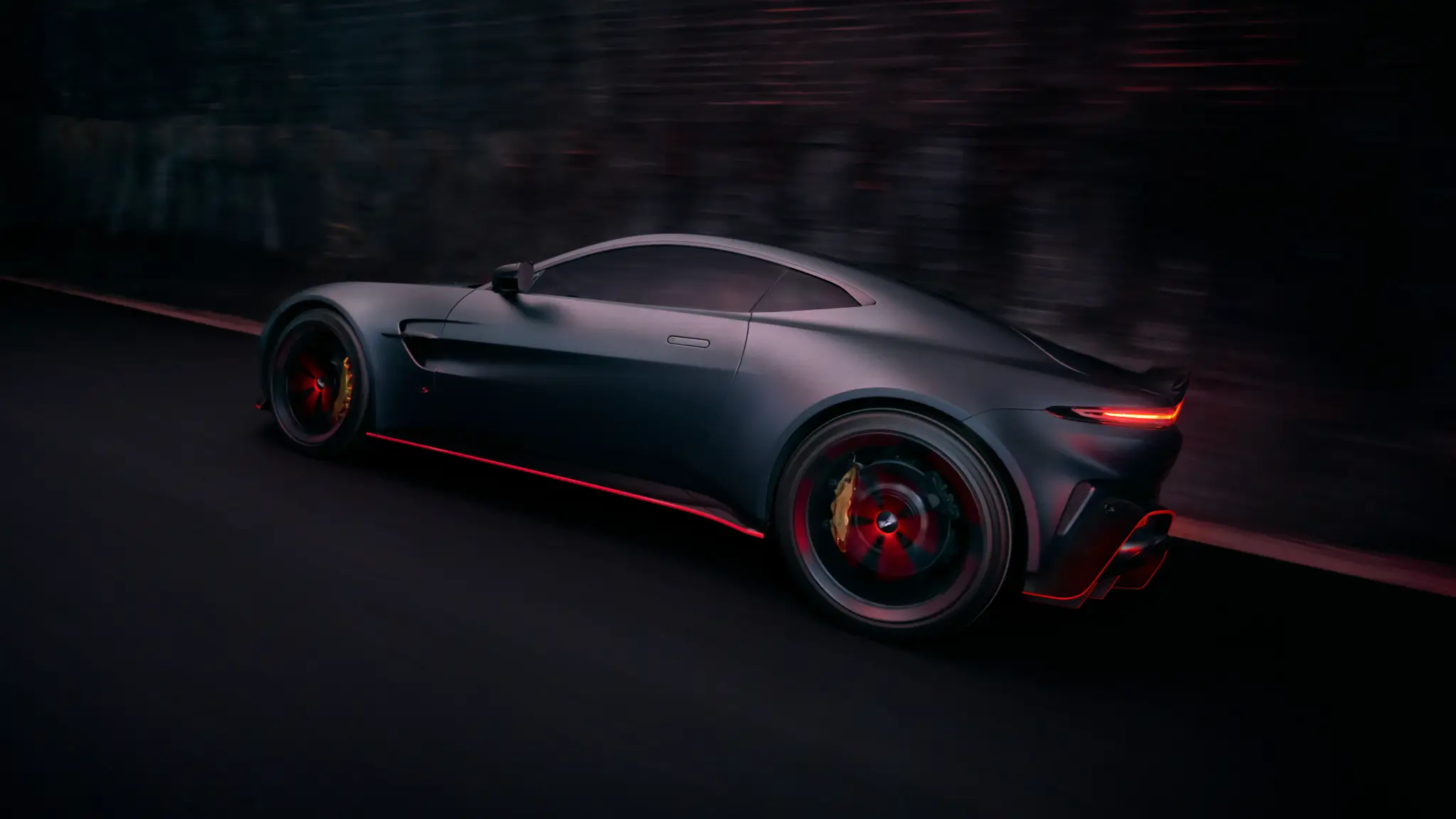 Aston Martin Vantage S perfil