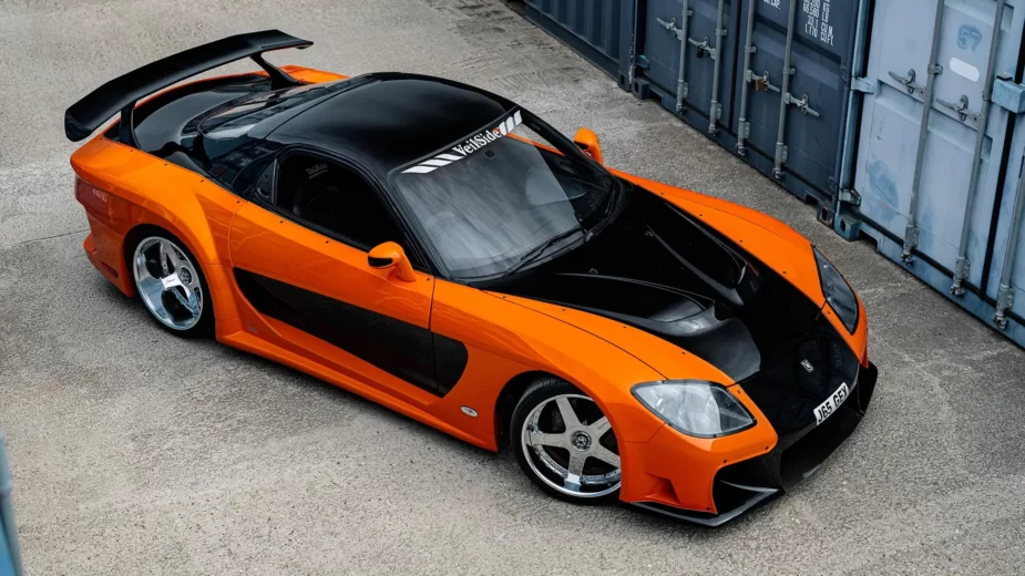Mazda RX-7 Veilside - vista superior