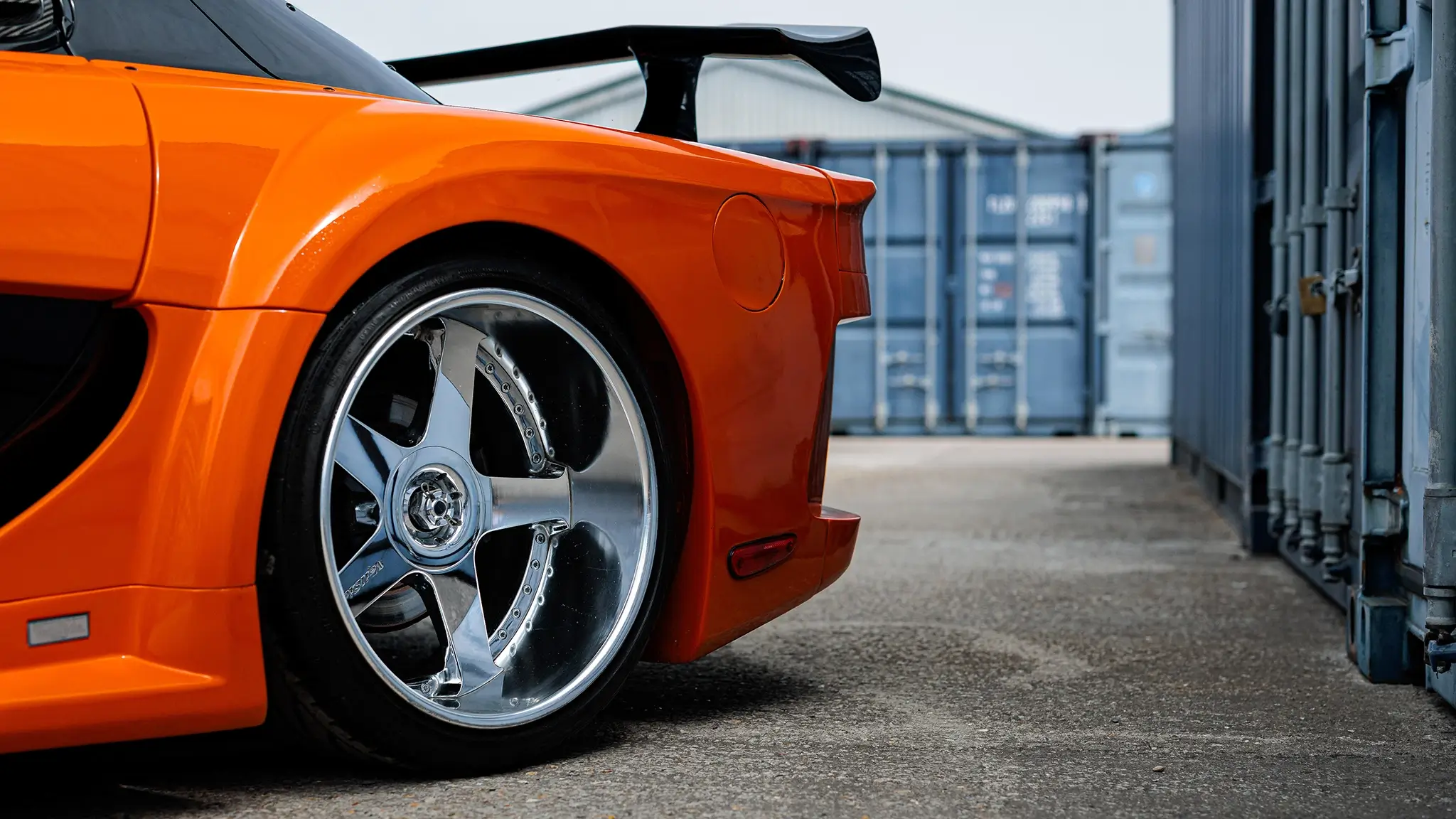 Mazda RX-7 Veilside - detalhe da traseira
