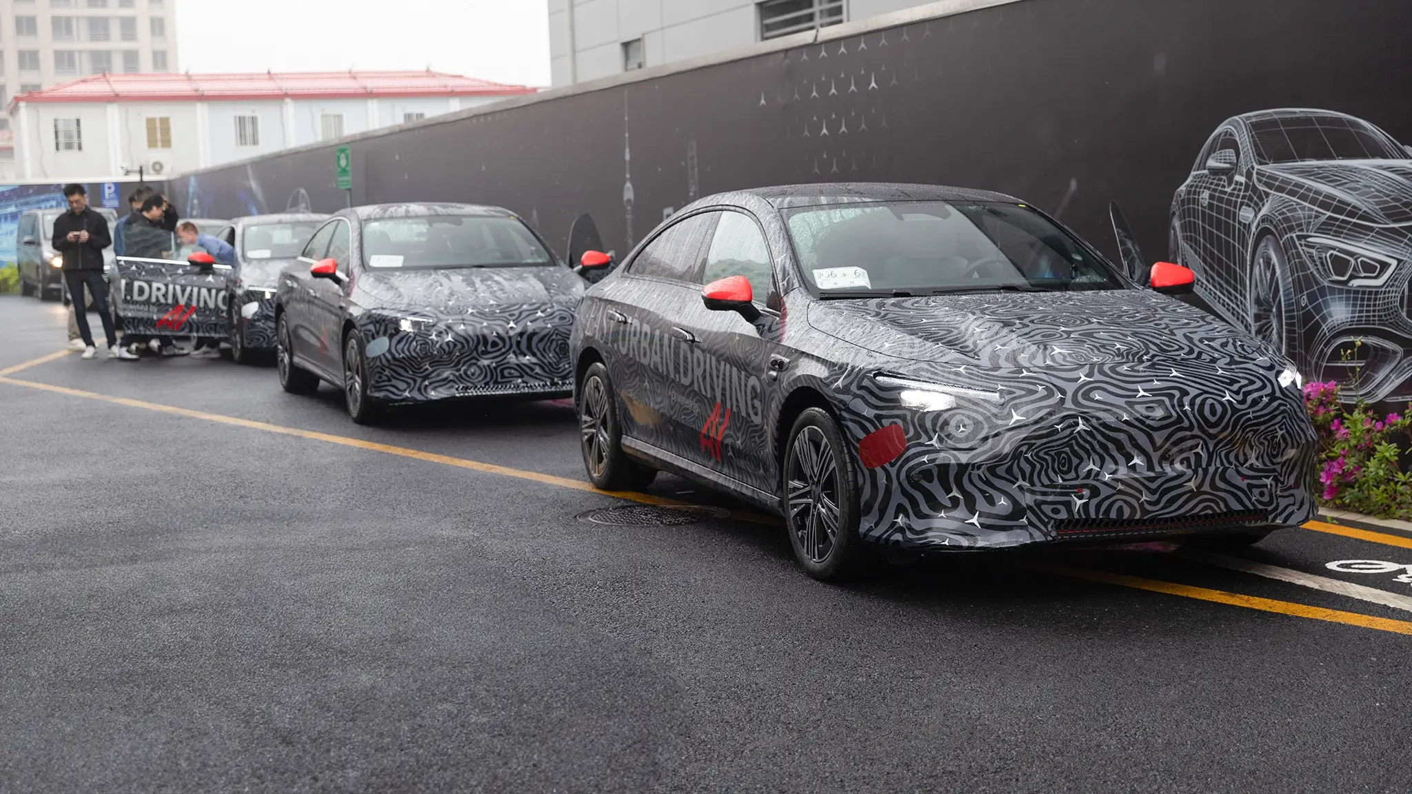 Mercedes-Benz Drive Assist Pro em Xangai - grupo