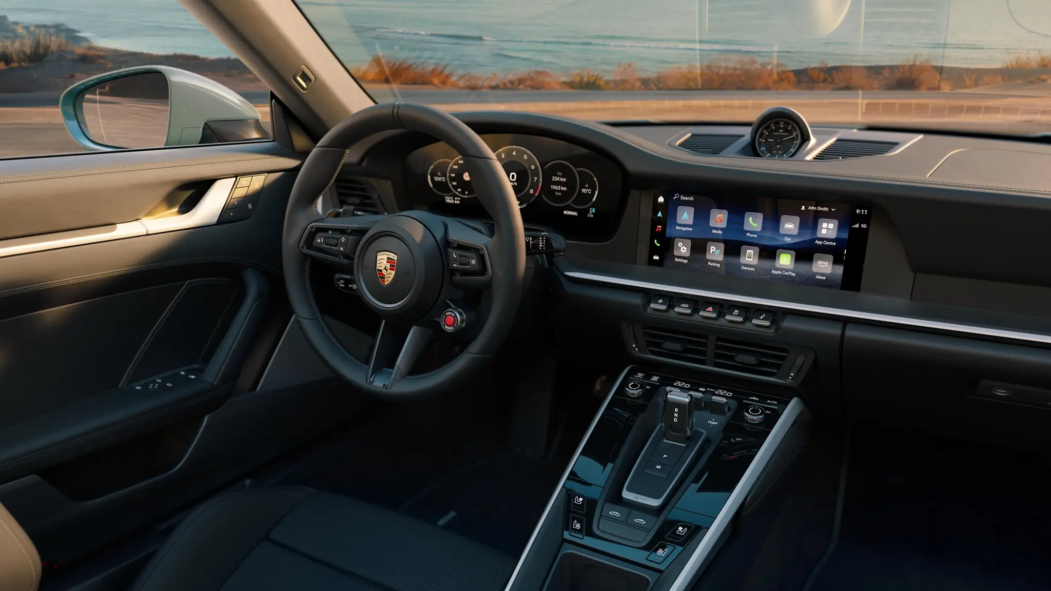 Porsche 911 Carrera 4S - interior
