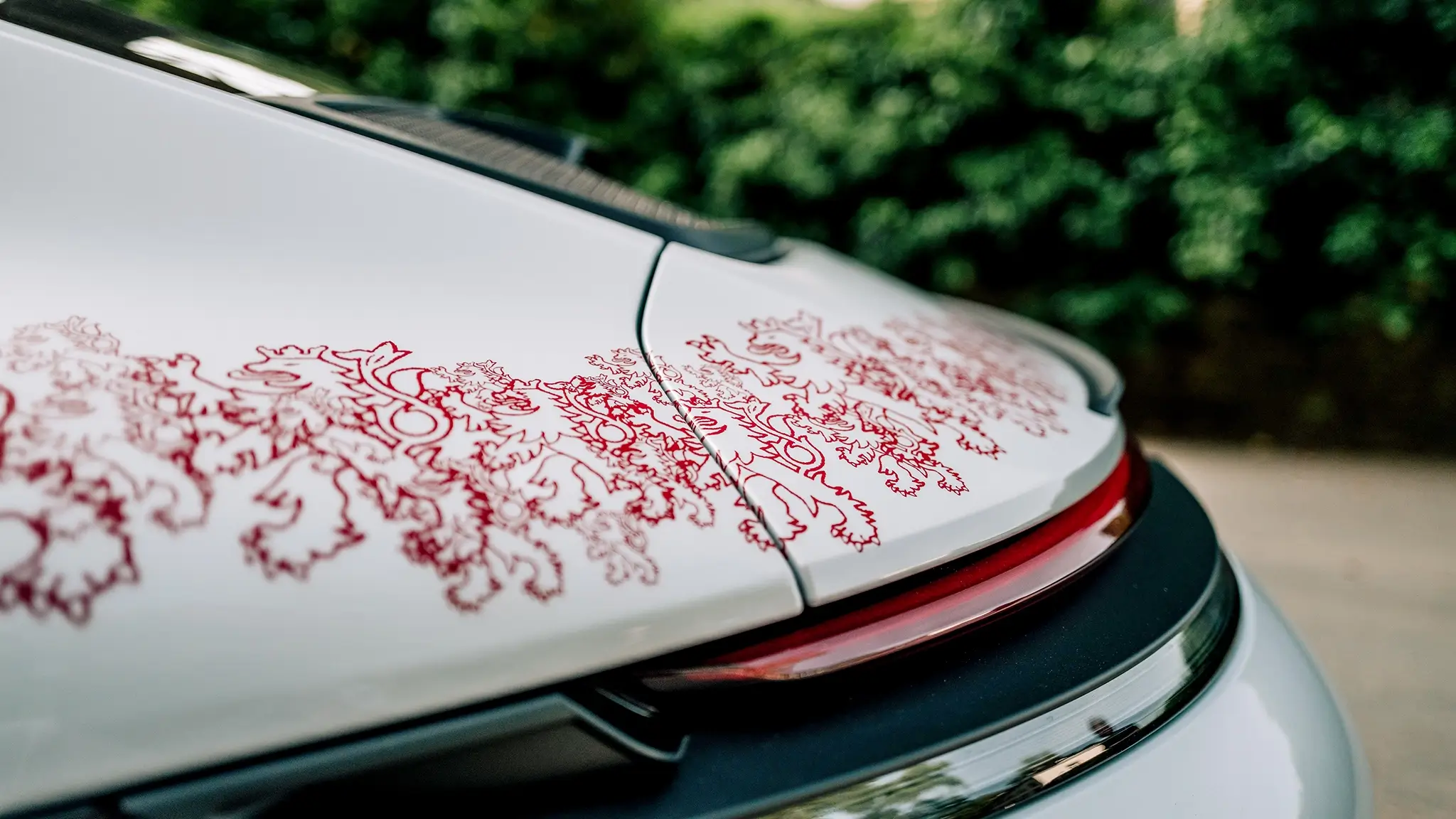 Porsche 911 Lëtzbuerg Legacy - detalhe da pintura