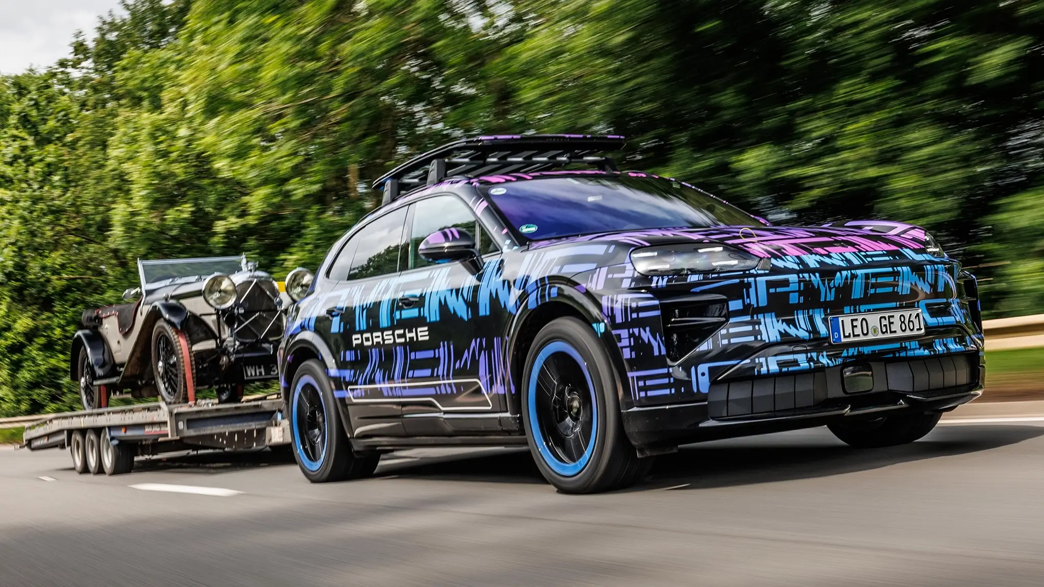 Porsche Cayenne Electric - 3/4 de frente