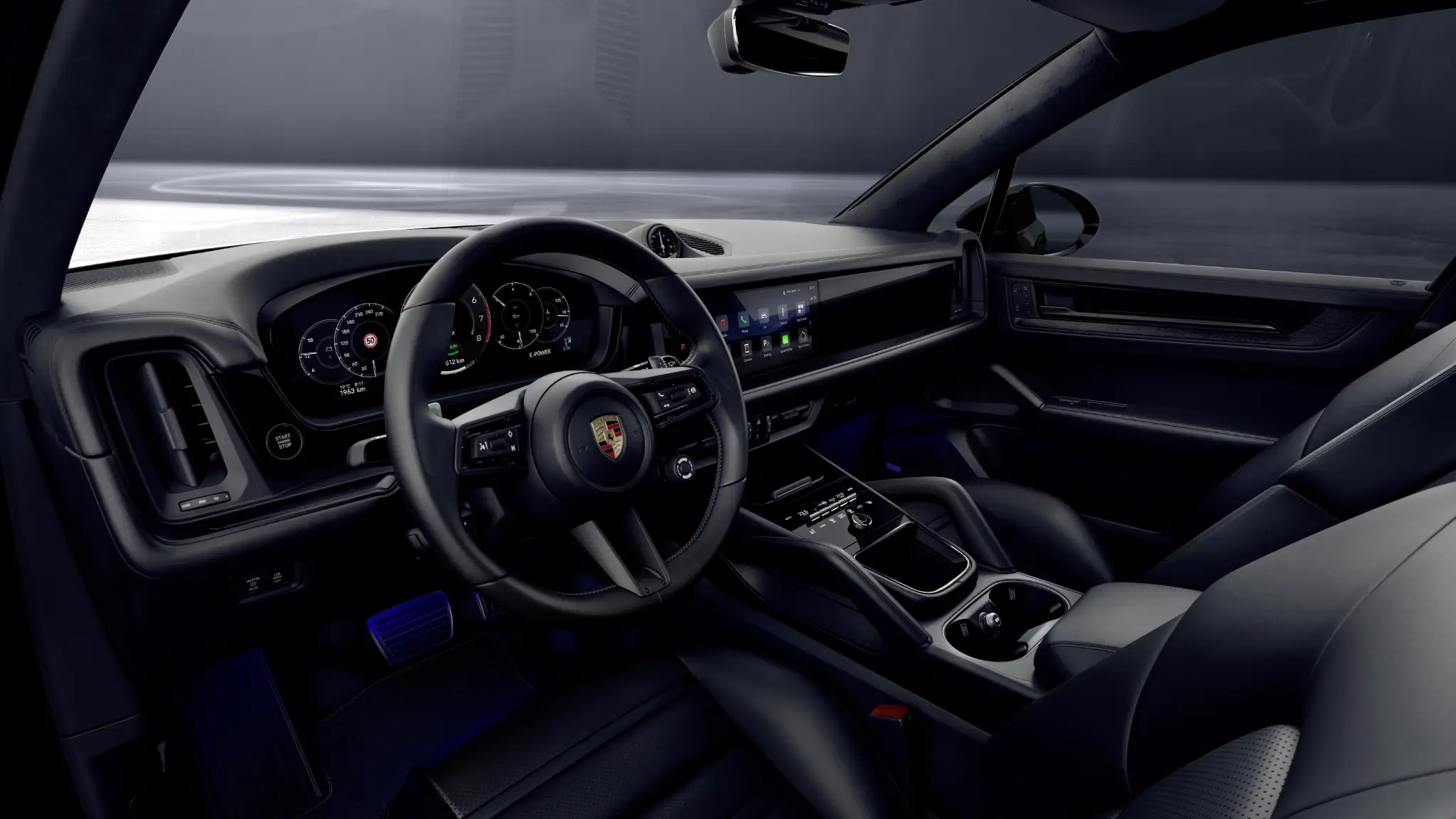 Porsche Cayenne S E-Hybrid Black Edition interior