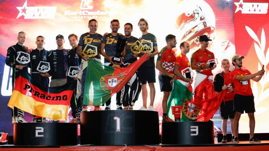 Pódio da corrida