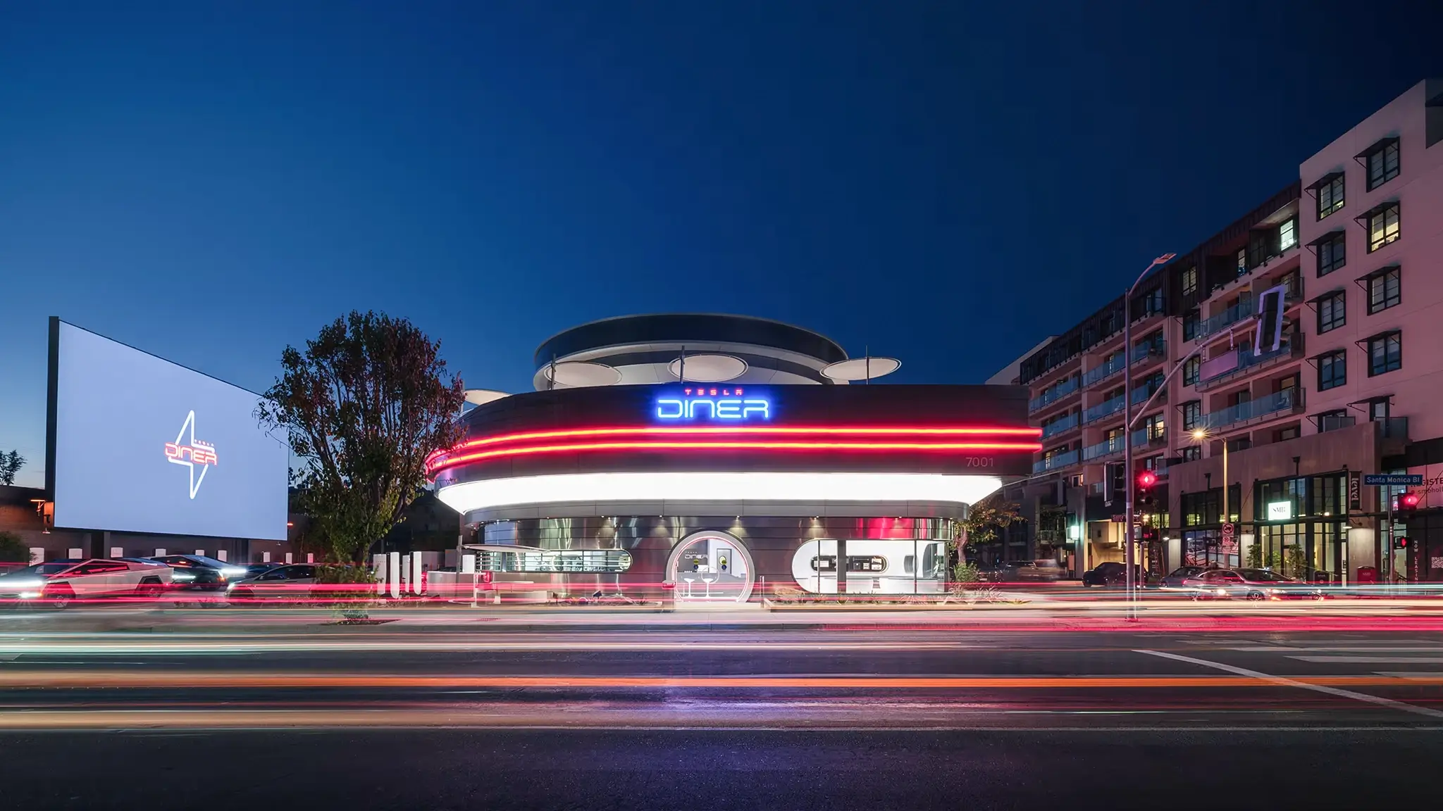 Tesla Diner & Drive-in - fachada