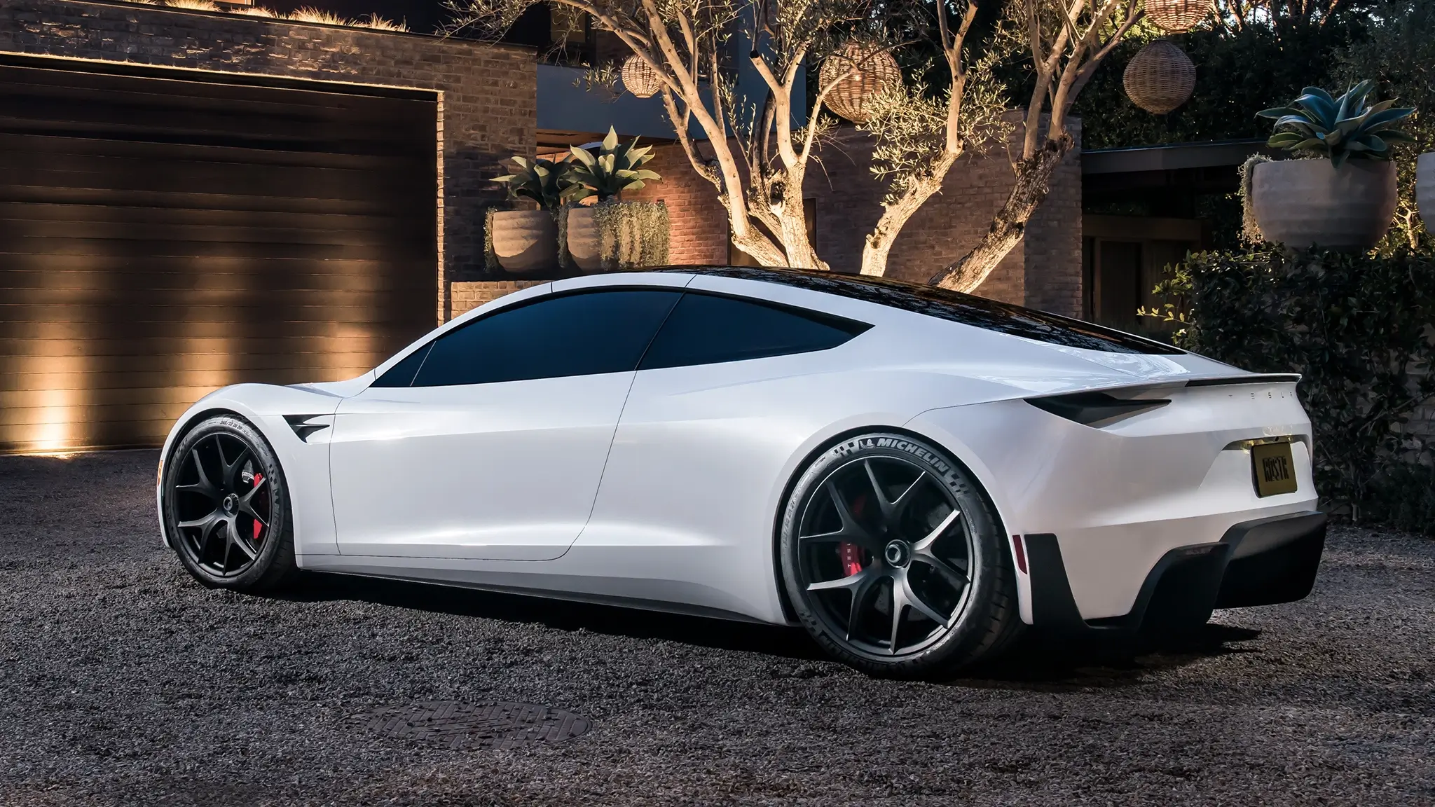 Tesla Roadster - 3/4 de traseira