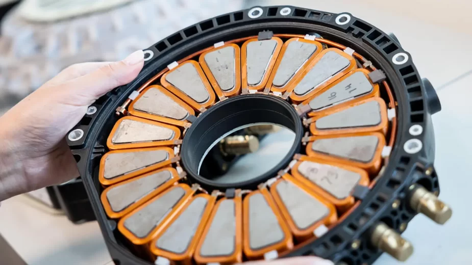 Motor de fluxo axial da Yasa
