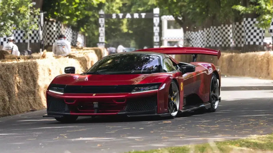 Ferrari F80 na rampa de Goodwood