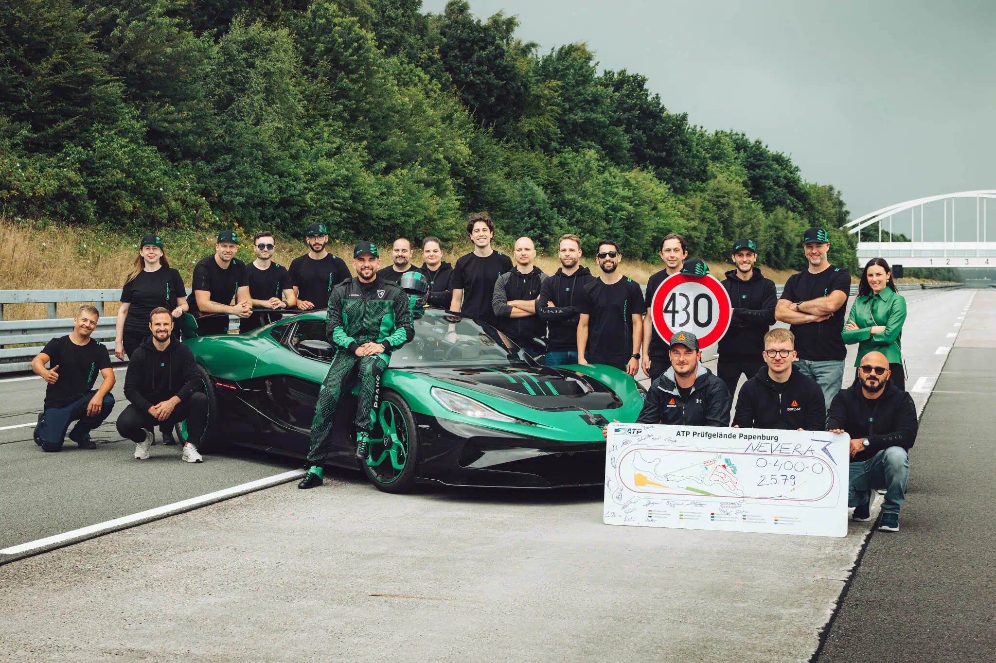 rimac nevera r bate 24 recordes