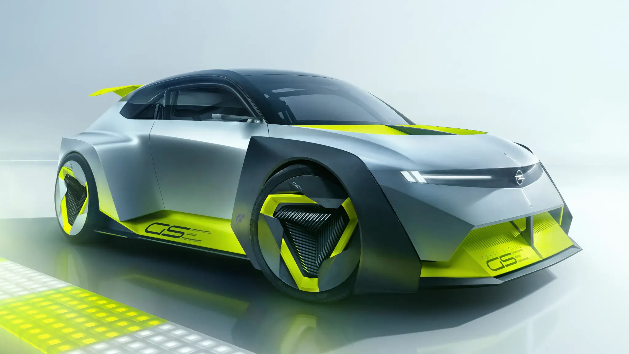 Opel Corsa GSE Vision Gran Turismo dianteira 3/4
