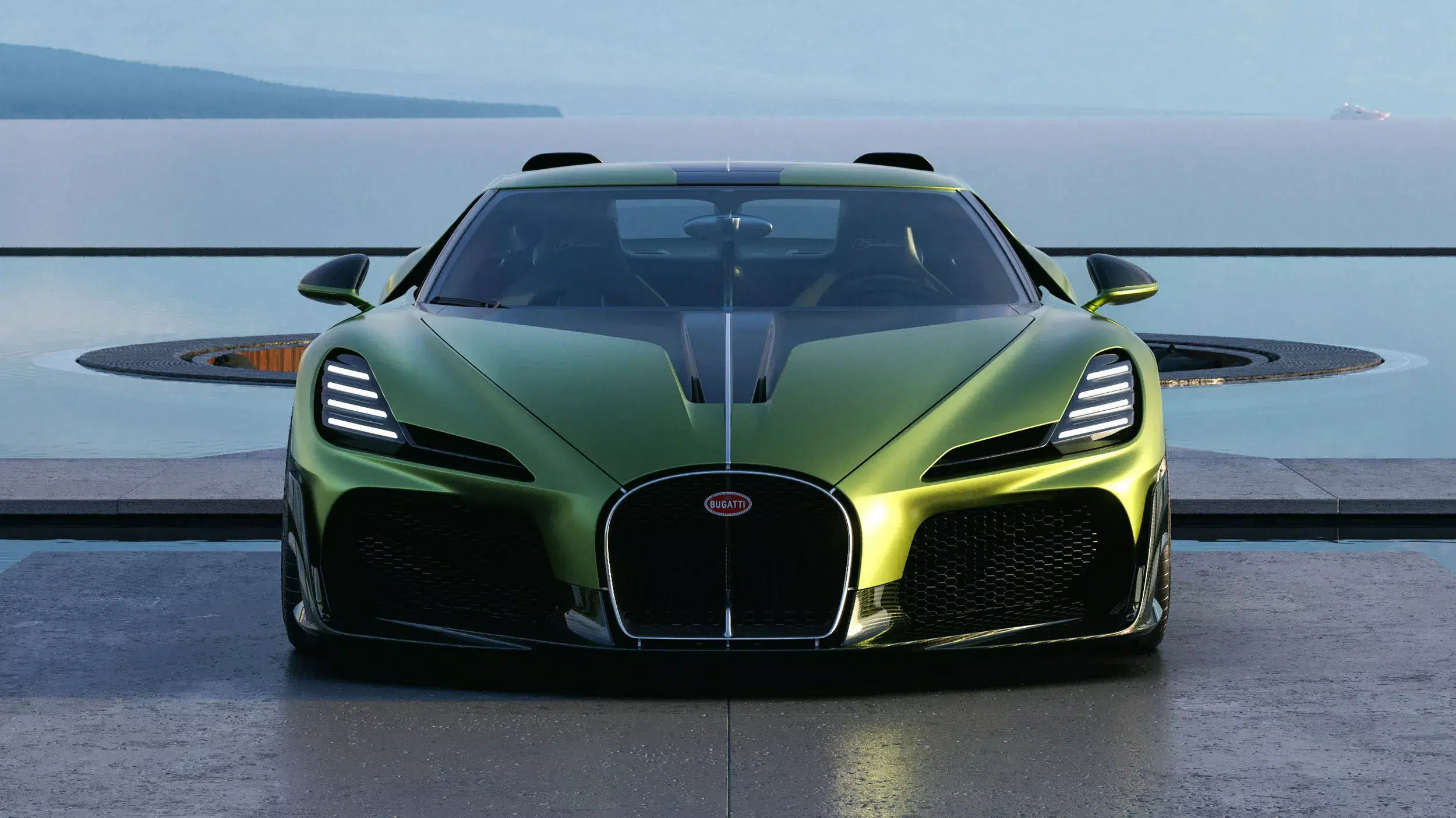 Bugatti Brouillard, frente
