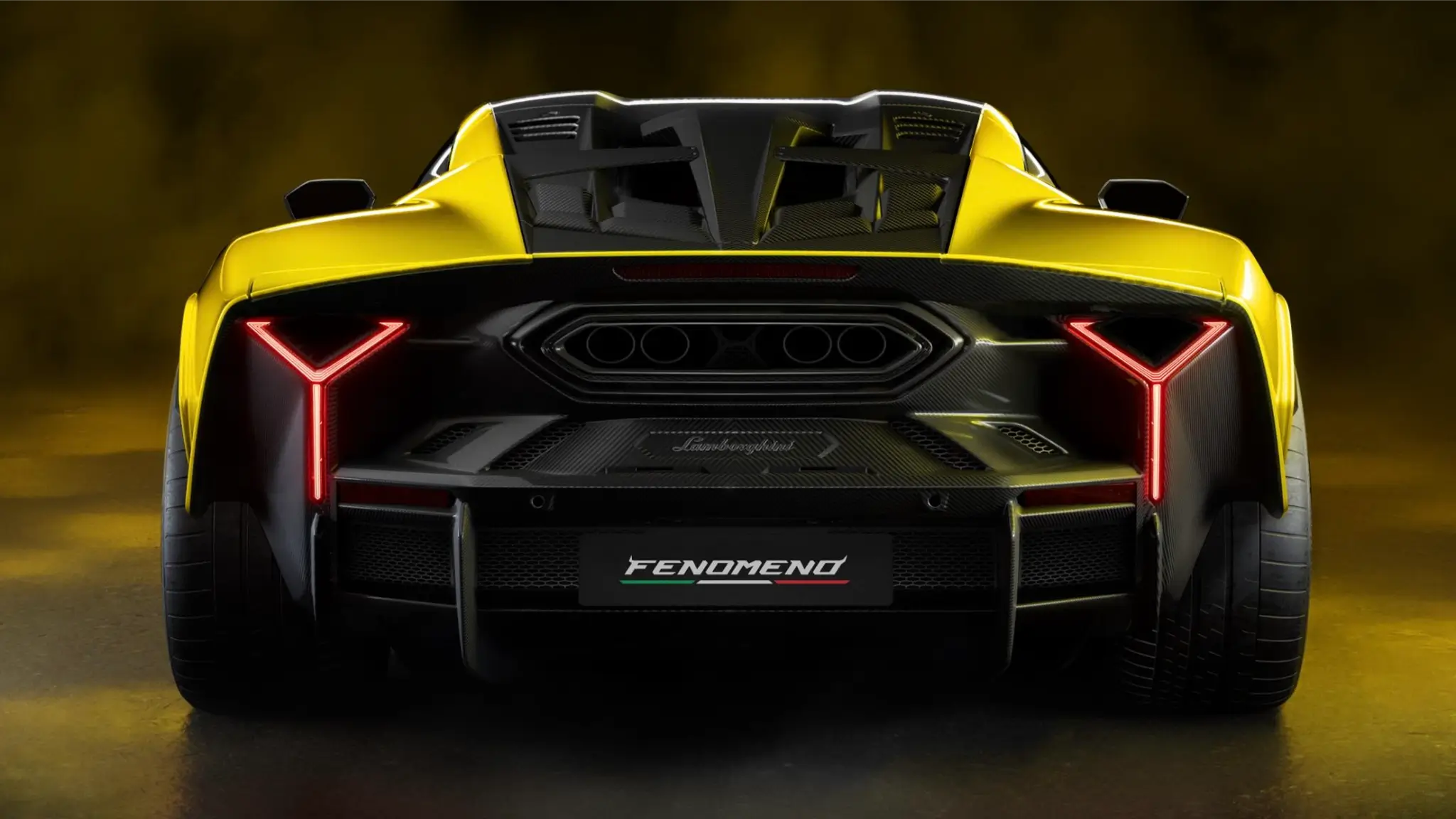 Lamborghini Fenomeno — traseira