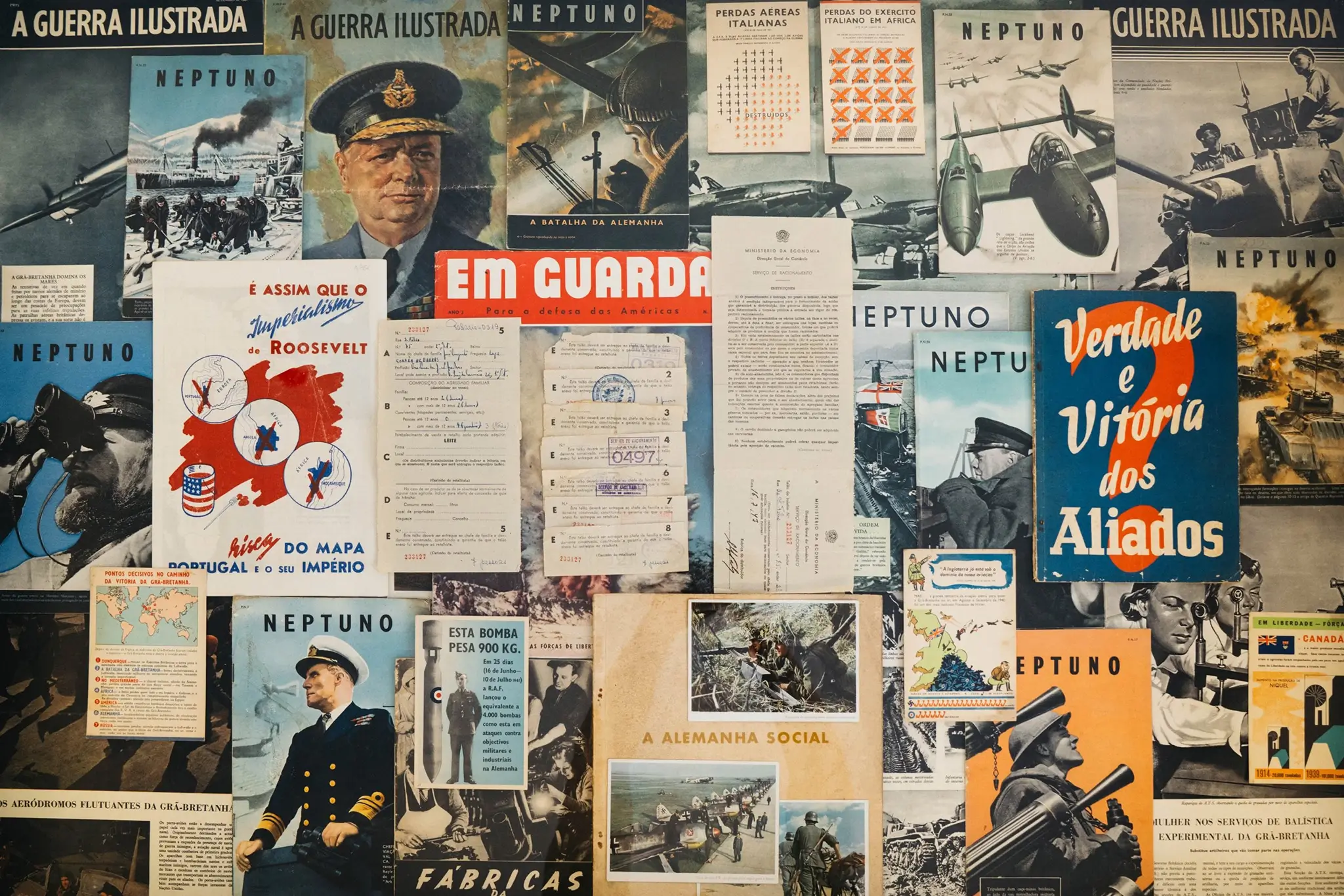 A Segunda Guerra Mundial ao Vivo e a Cores - exposição