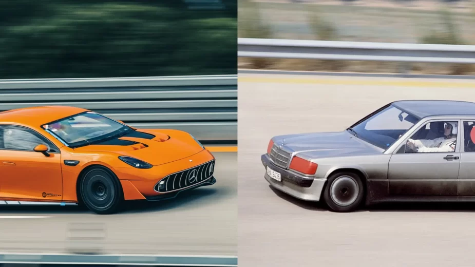 Mercedes-AMG GT XX contra Mercedes-Benz 190 E 2.3-16