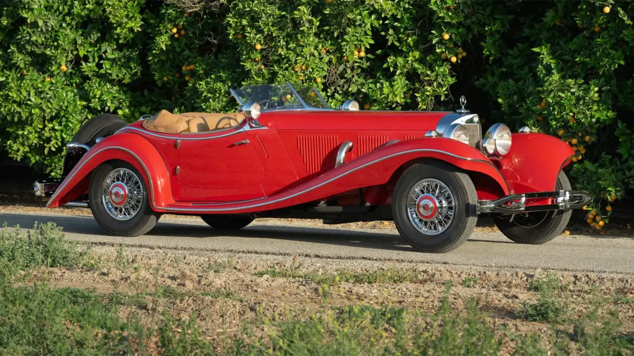Mercedes-Benz 500 K special Roadster visto de lado