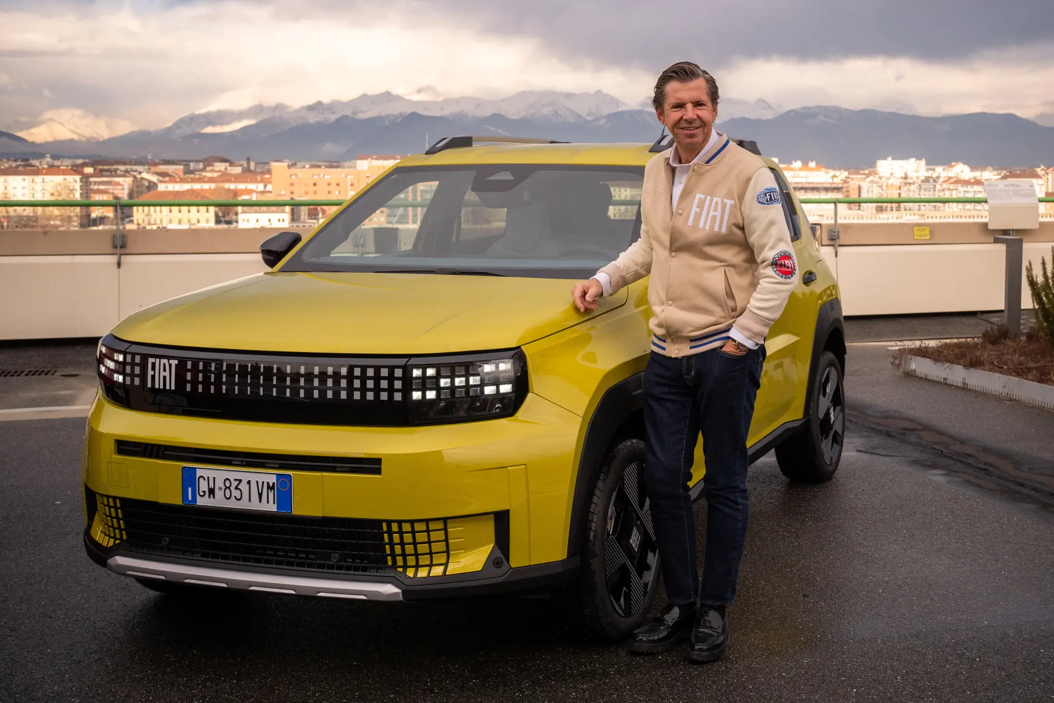 Olivier François com FIAT Grande Panda