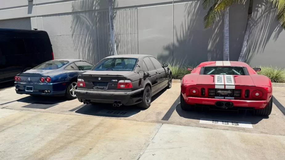 Ferrari 550 Maranello, BMW M5 E39 e Ford GT