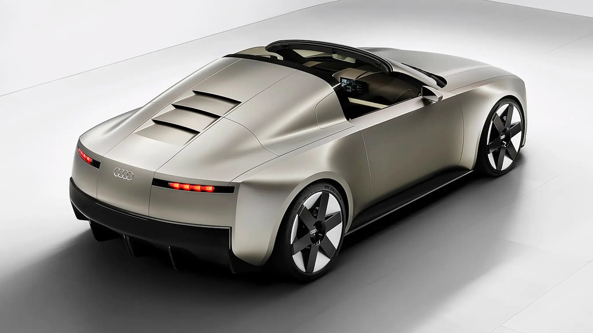 Audi Concept C - 3/4 de traseira aberto